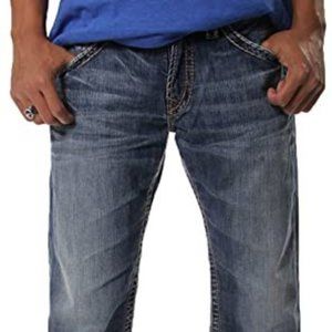 Silver Jeans Co. Men's Zac Relaxed Fit Straight Leg Jeans